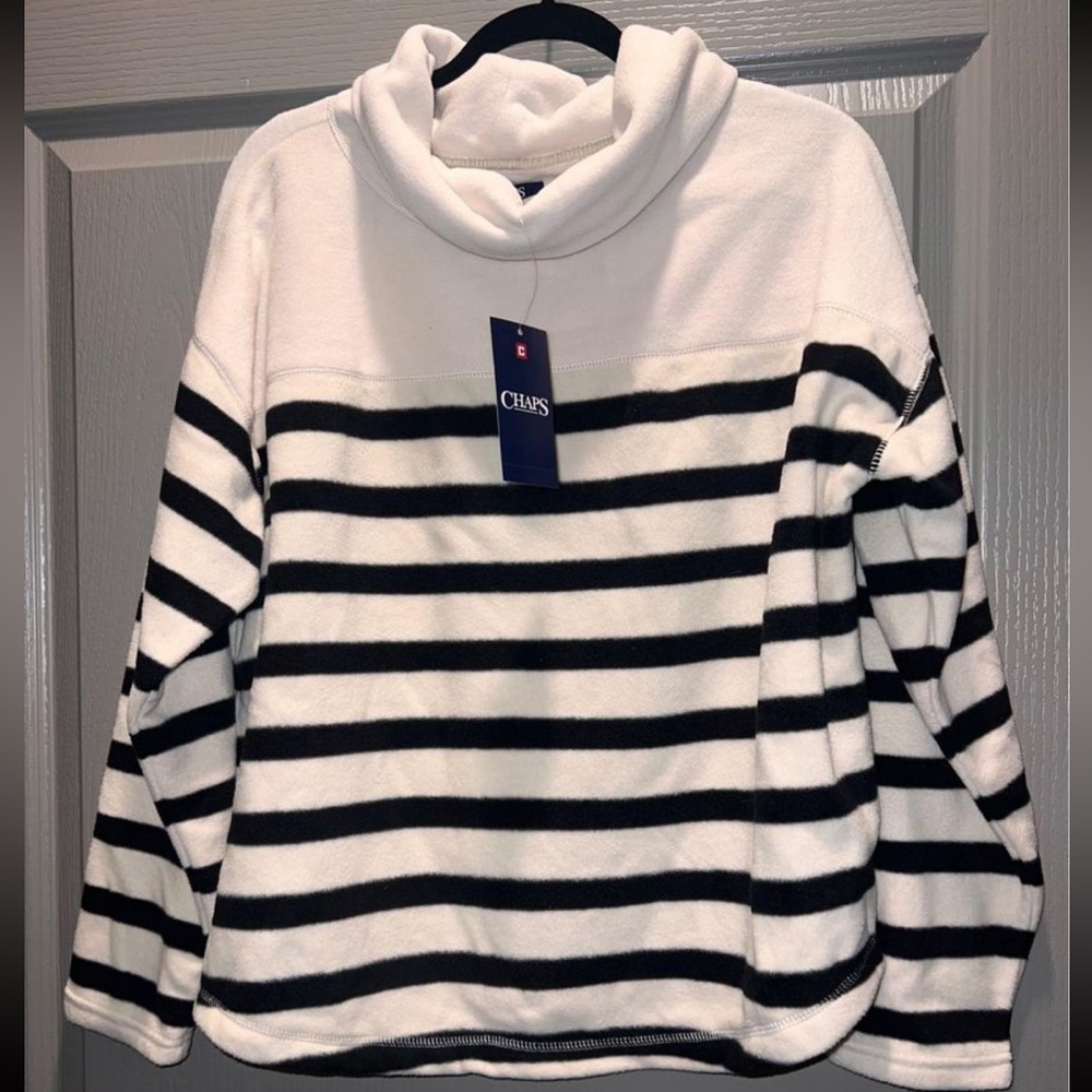 Chaps Cowl Neck Sweatet